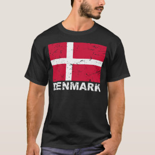 Denmark Vintage Flag T-Shirt