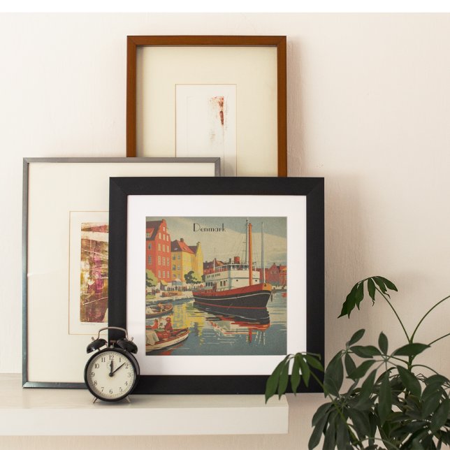 Denmark Vintage Travel Poster customisable (Creator Uploaded)