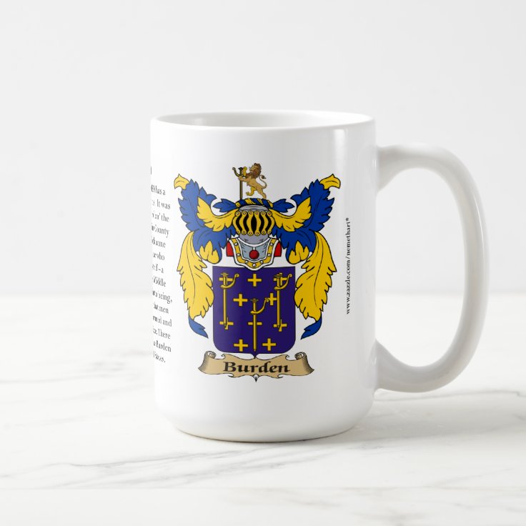 “Denney”“Denney family crest““Denney coat of arms Coffee Mug | Zazzle