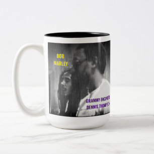DENNIS  & BOB   Two-Tone Mug, 15 oz Coffee Mug