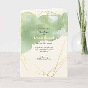 Dennis Greek Orthodox Church Baptism Program Programme