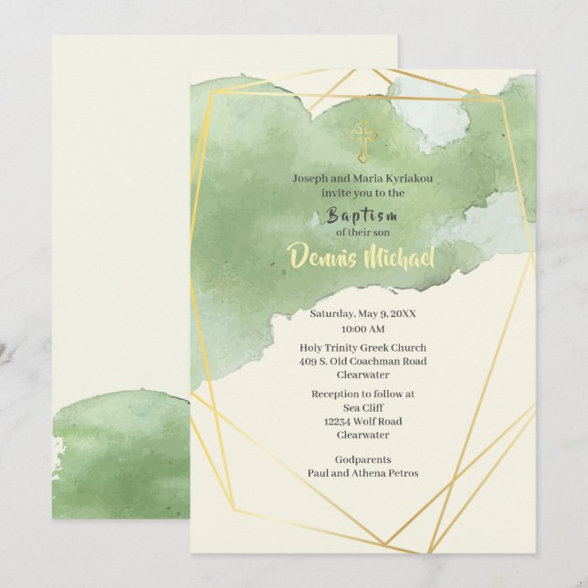 Dennis Invitation (Front/Back)