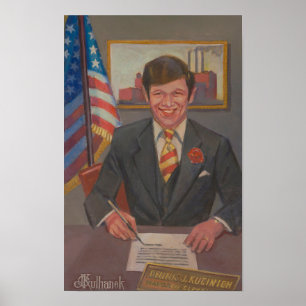 Dennis Kucinich – Cleveland Mayor by Kulhanek Poster