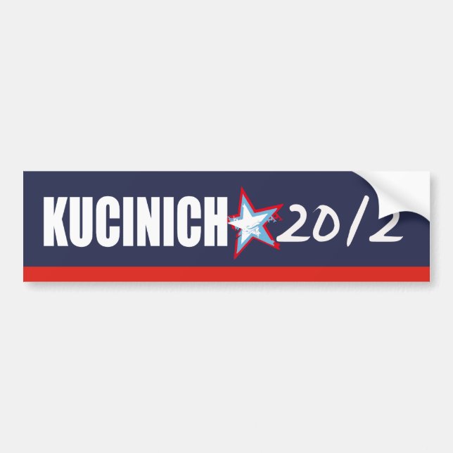 DENNIS KUCINICH Election Gear Bumper Sticker (Front)