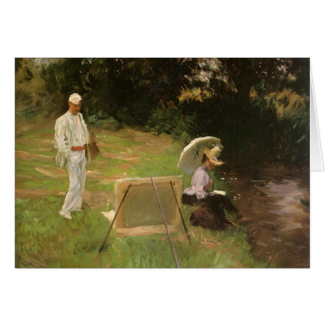 Dennis Miller Bunker Painting at Calcot by Sargent (Front Horizontal)