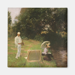 Dennis Miller Bunker Painting at Calcot by Sargent Magnet