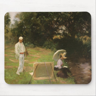 Dennis Miller Bunker Painting at Calcot by Sargent Mouse Mat
