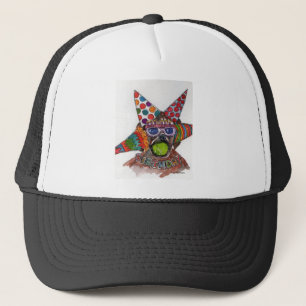Dennis Rodman Boxer watercolor BD painting Trucker Hat