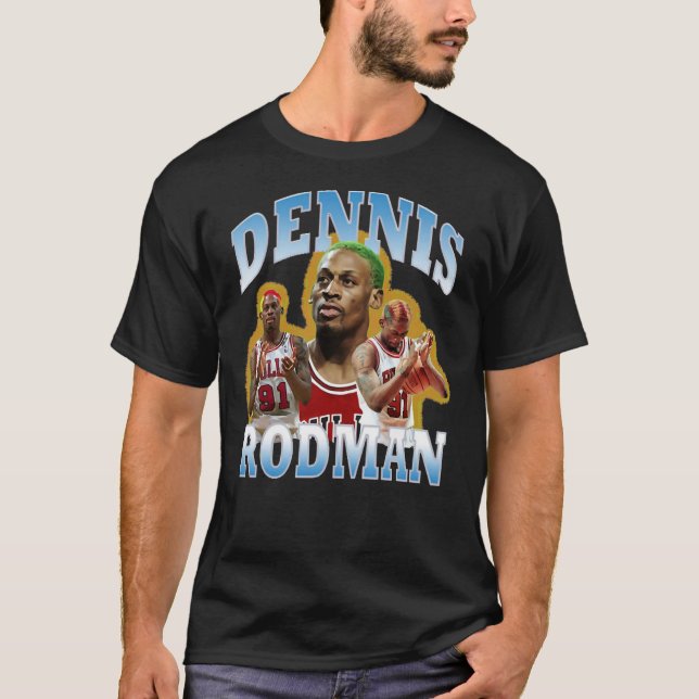 Dennis Rodman Vintage Bootleg Classic T-Shirt (Front)