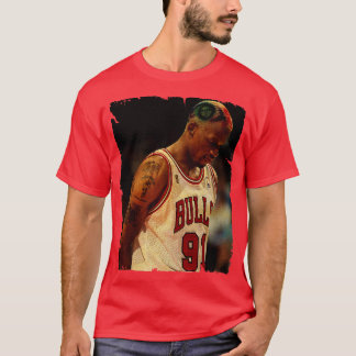 Dennis Rodman Vintage Design Of Basketball 1 T-Shirt