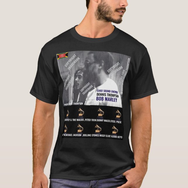 DENNIS THOMPSON. Basic Dark T-Shirt (Front)