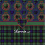 Dennison clan Plaid Scottish kilt tartan Photo Sculpture Magnet<br><div class="desc">The Dennison family uses the real Stewart Hunting Scottish tartan</div>