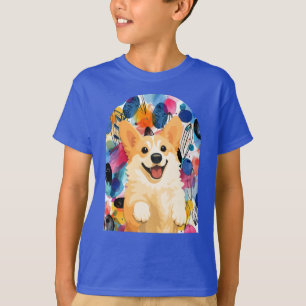 DENNY corgi - ArtMuse Collection Youth T-Shirt