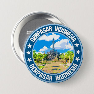 Denpasar                                           7.5 cm round badge