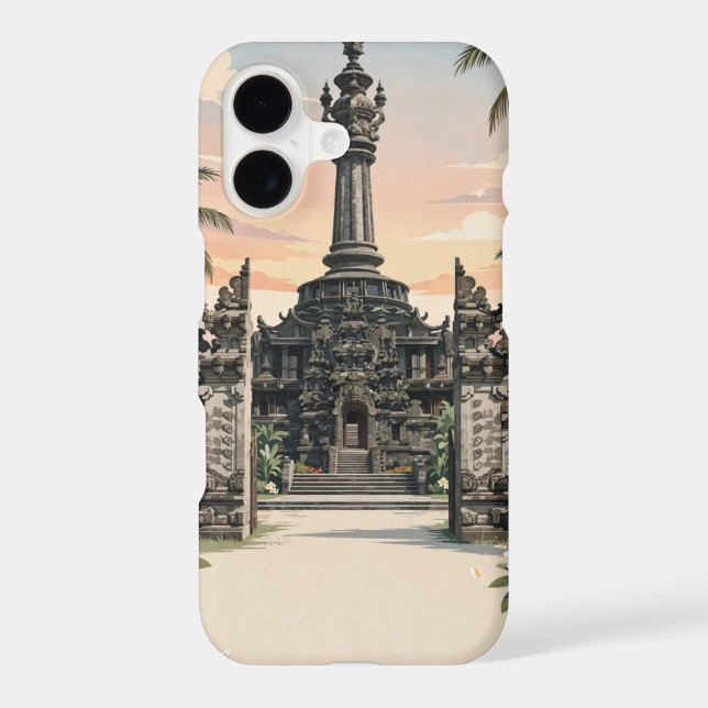 Denpasar Bali iPhone iPad Case (Back)