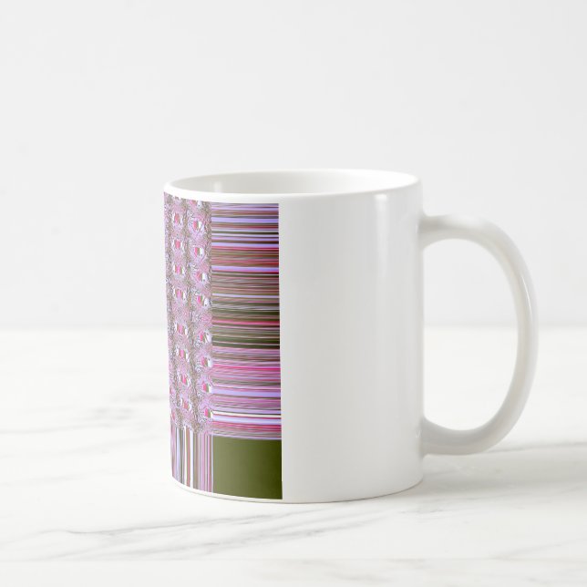 Dense and Intricate Abstract Pattern Art Print Coffee Mug (Right)