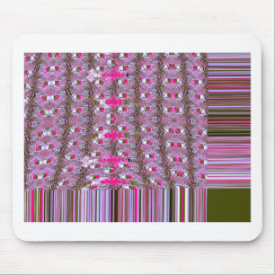Dense and Intricate Abstract Pattern Art Print Mouse Mat