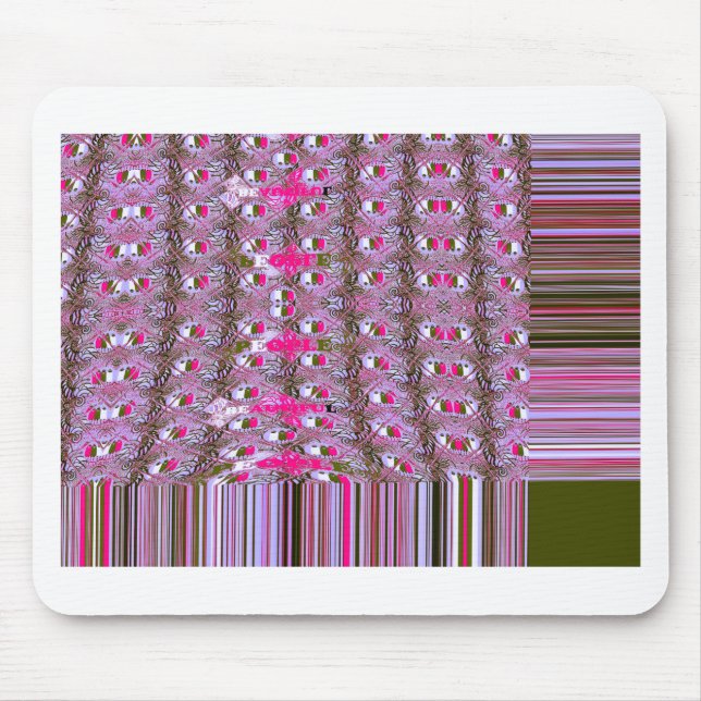 Dense and Intricate Abstract Pattern Art Print Mouse Mat (Front)