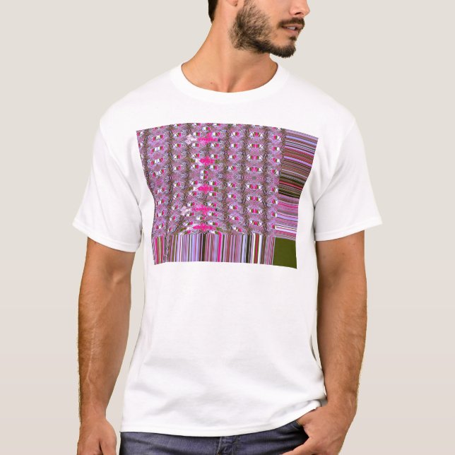 Dense and Intricate Abstract Pattern Art Print T-Shirt (Front)