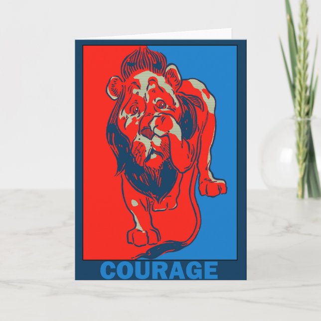 Denslow's Wizard of Oz:: Courage Card (Front)