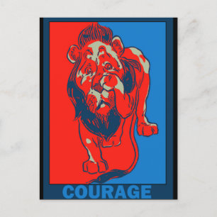 Denslow's Wizard of Oz:: Courage Postcard