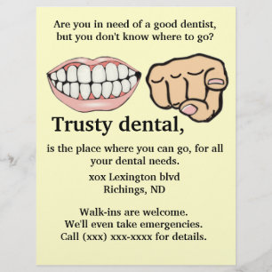 Dental advertising Flyer