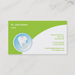 Dental Appointment Card   Green