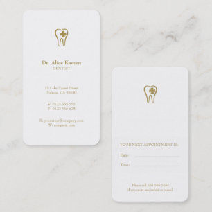 Dental Appointment Card   Pink Dentist