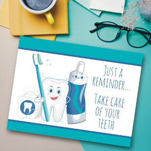 Dental Appointment Reminder Postcard