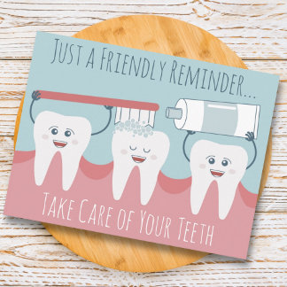 Dental Appointment Reminder Postcard