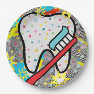 Dental Arts Paper Plate