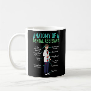 Dental Assistant Anatomy Of Dentist Hygienist Coffee Mug