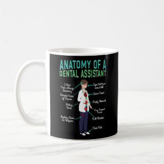 Dental Assistant Anatomy Of Dentist Hygienist Coffee Mug
