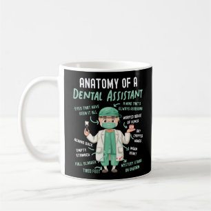 Dental Assistant Dental Anatomy Of A Dental Coffee Mug