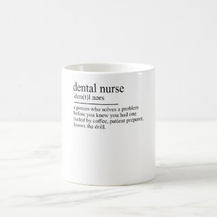 Dental Assistant Dentist Definition ZFA Dentist Coffee Mug