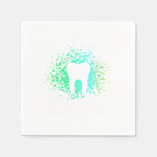 Dental Assistant Dentist Dentistry Hygienist Gift Napkin