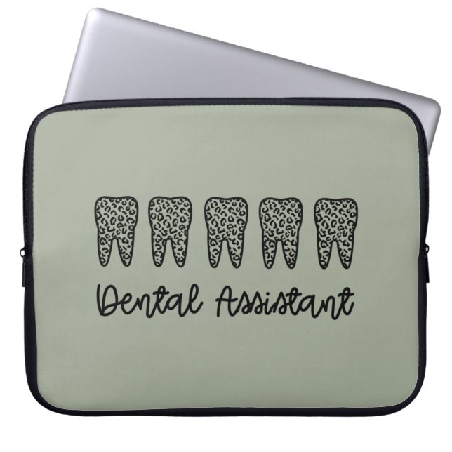 Dental Assistant | Gifts for Assistant Dentist Laptop Sleeve (Front)