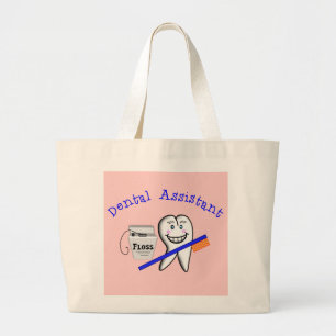 Dental Assistant Gifts Large Tote Bag