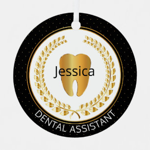 Dental 🦷 Assistant, Hygienist, Student - One Si Metal Tree Decoration