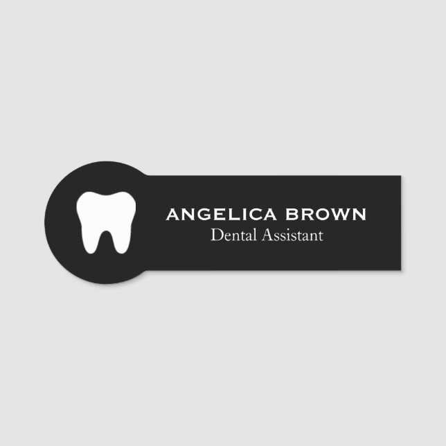Dental Assistant Name Tag (Front)