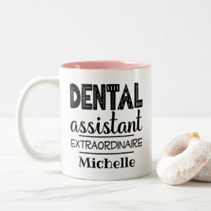 Dental Assistant Personalised Two-Tone Coffee Mug