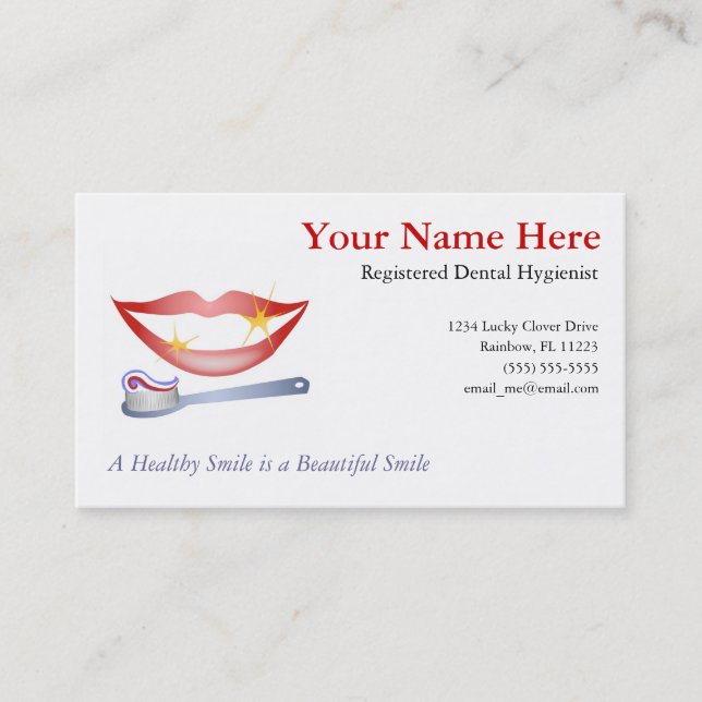 Dental Business Card (Front)