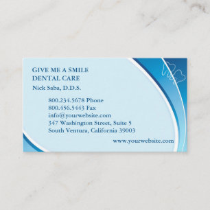 Dental Business Card w/ Appointment