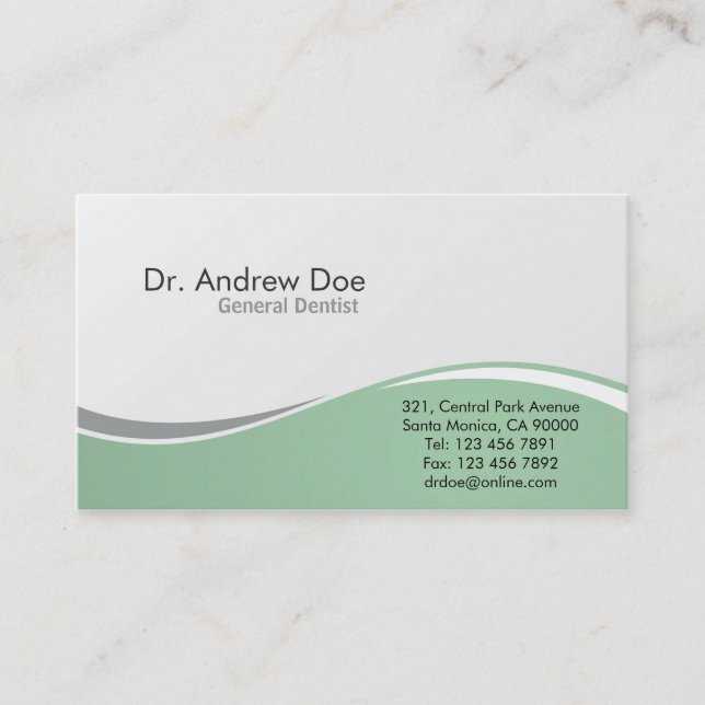 Dental Business Cards (Front)