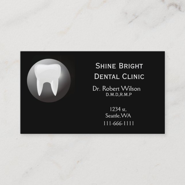 Dental businesscards with appointment card (Front)