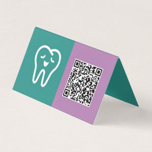 Dental Care Custom QR Business Card