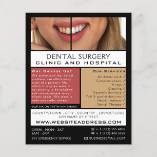 Dental Care, Dentistry, Dentist Advertising Flyer