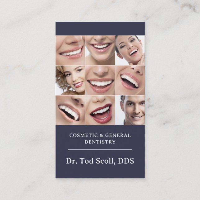 Dental care Dentistry Oral Health Business Card (Front)