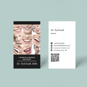 Dental care Dentistry Oral Health Business Card
