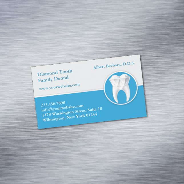 Dental Care Magnetic Business Card (In Situ)
